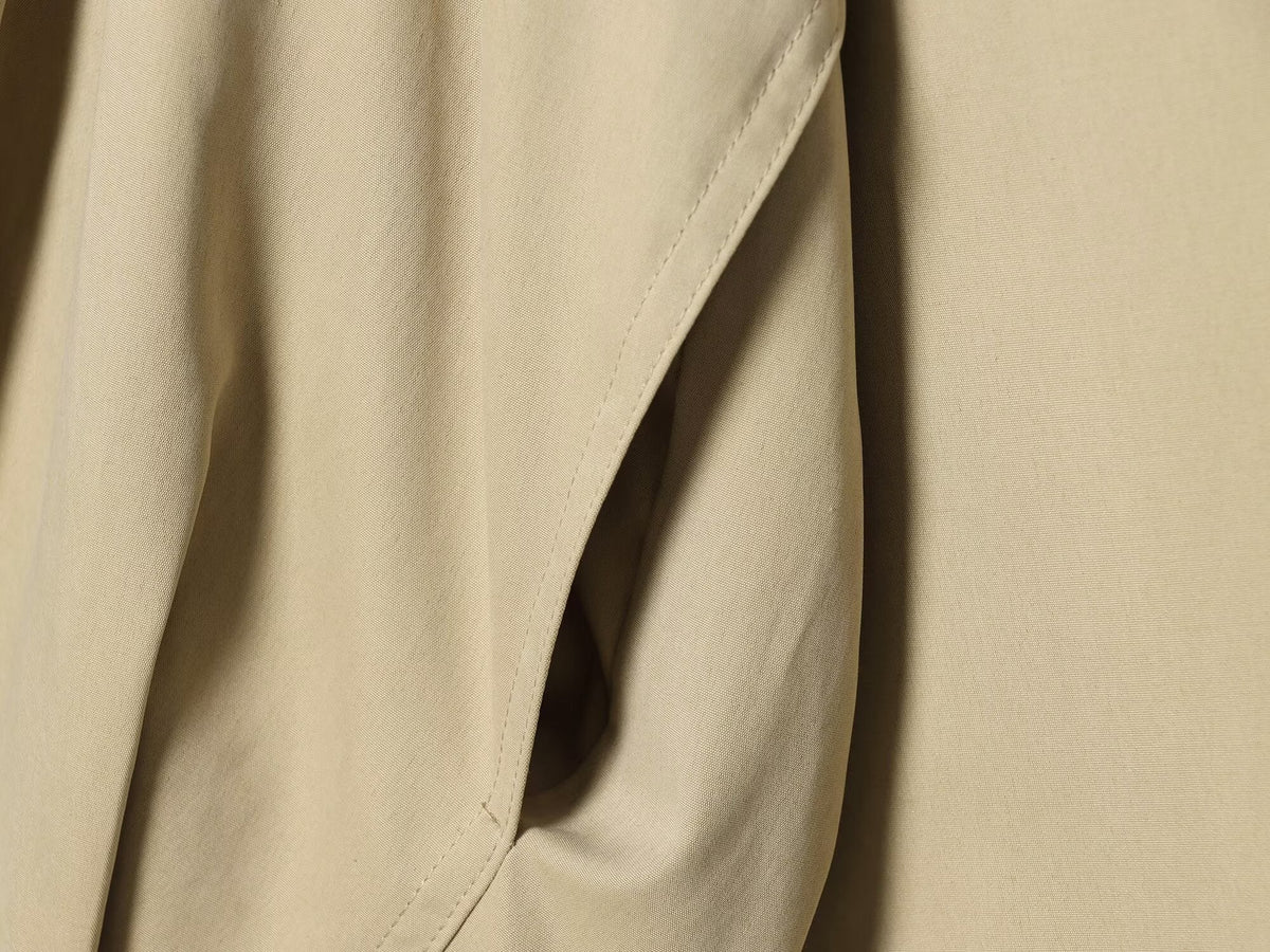 Women's loose standing collar pilot jacket Coat
