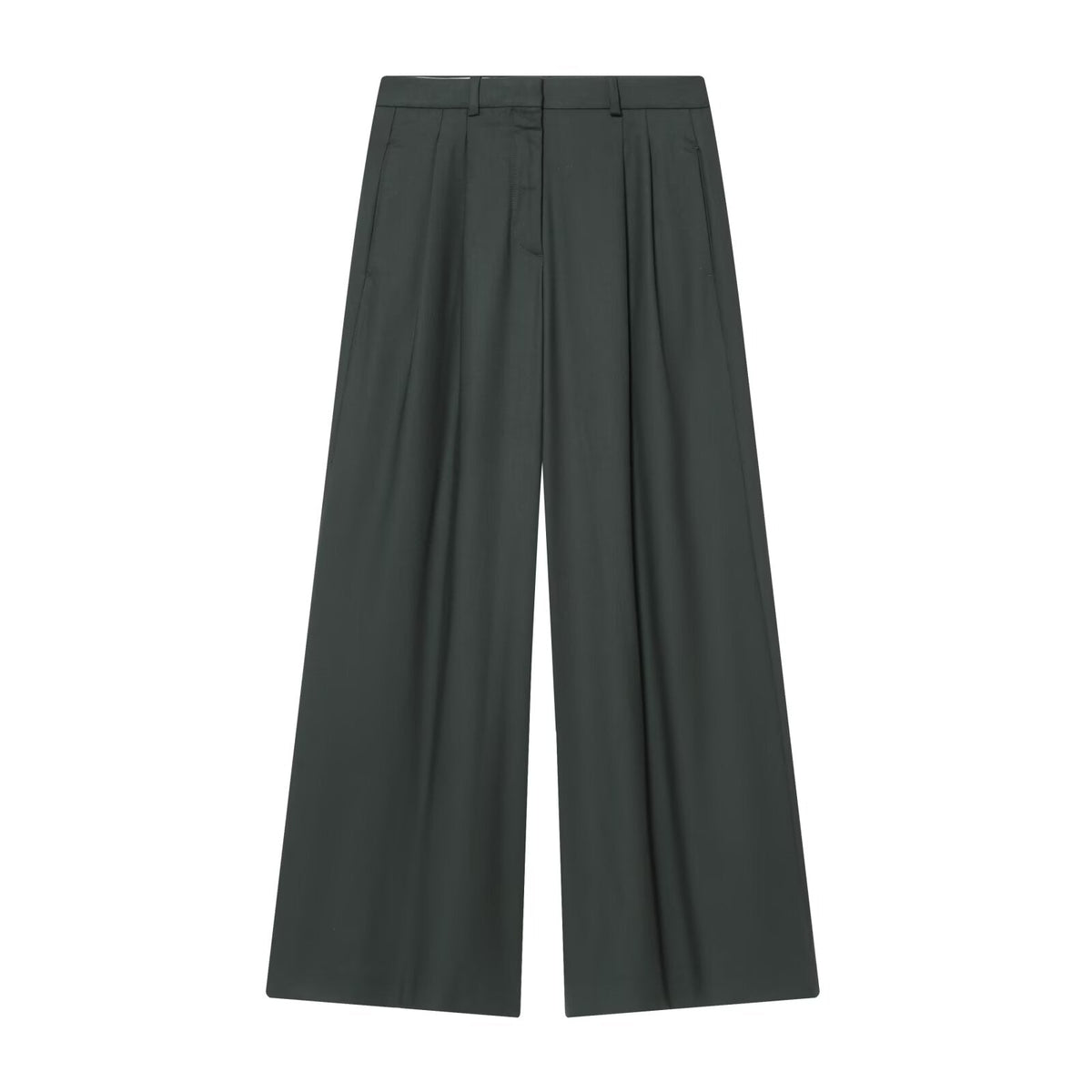 Women's loose pleated casual wide leg pants