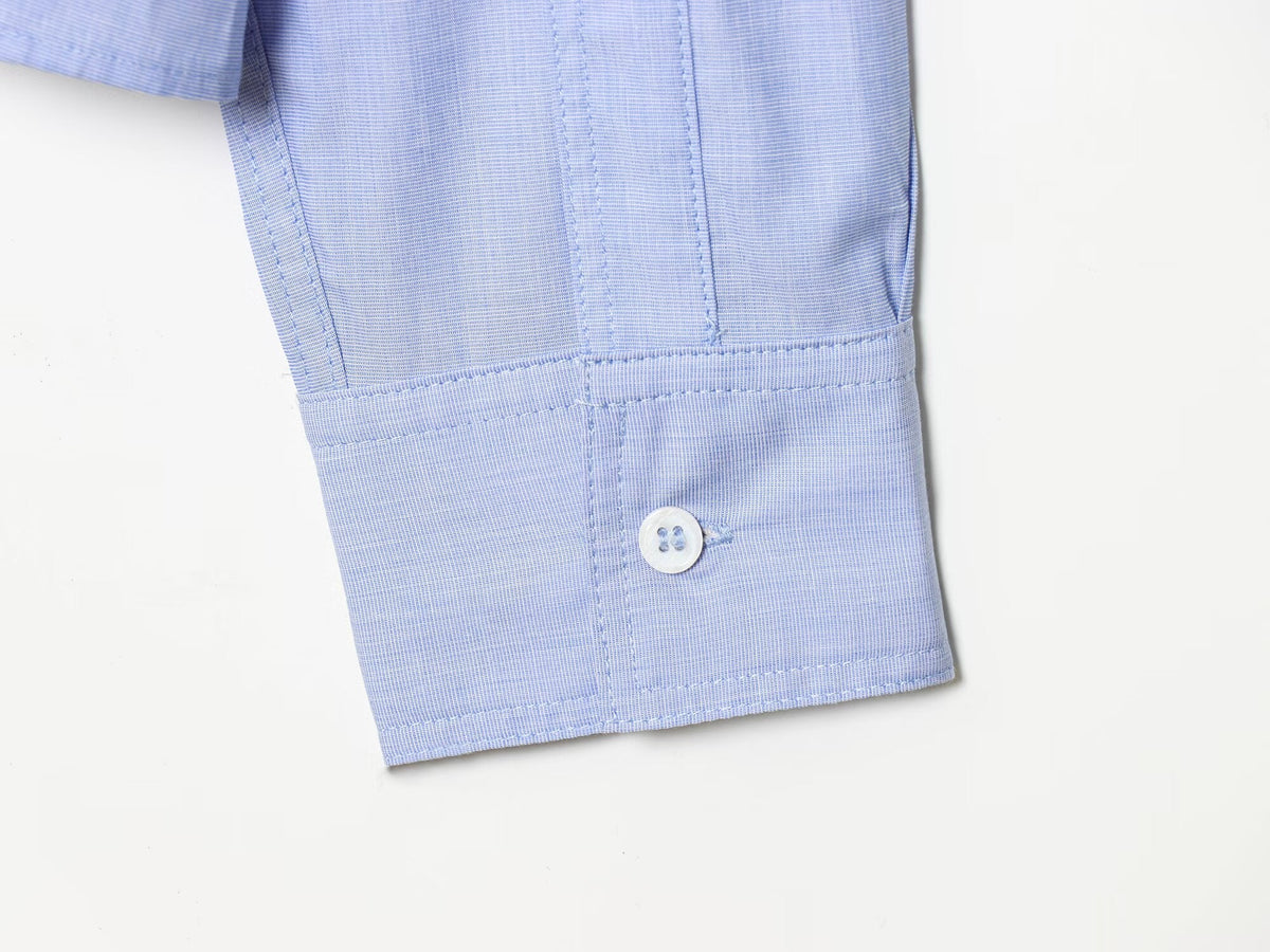 Women's bow decoration casual button up shirt