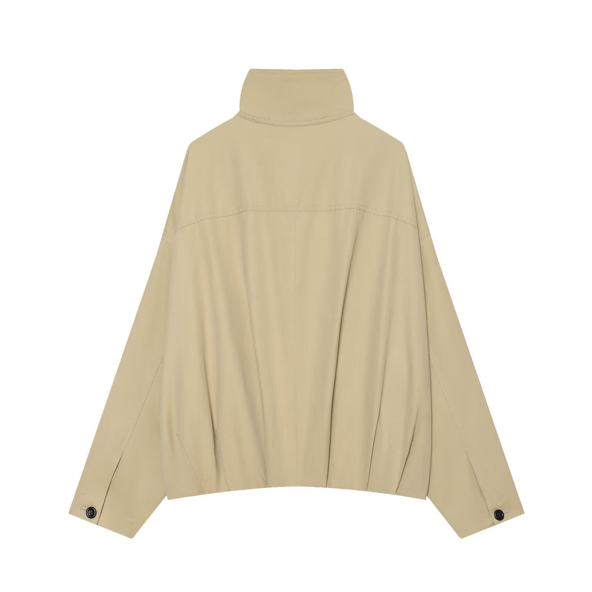 Women's loose standing collar pilot jacket Coat