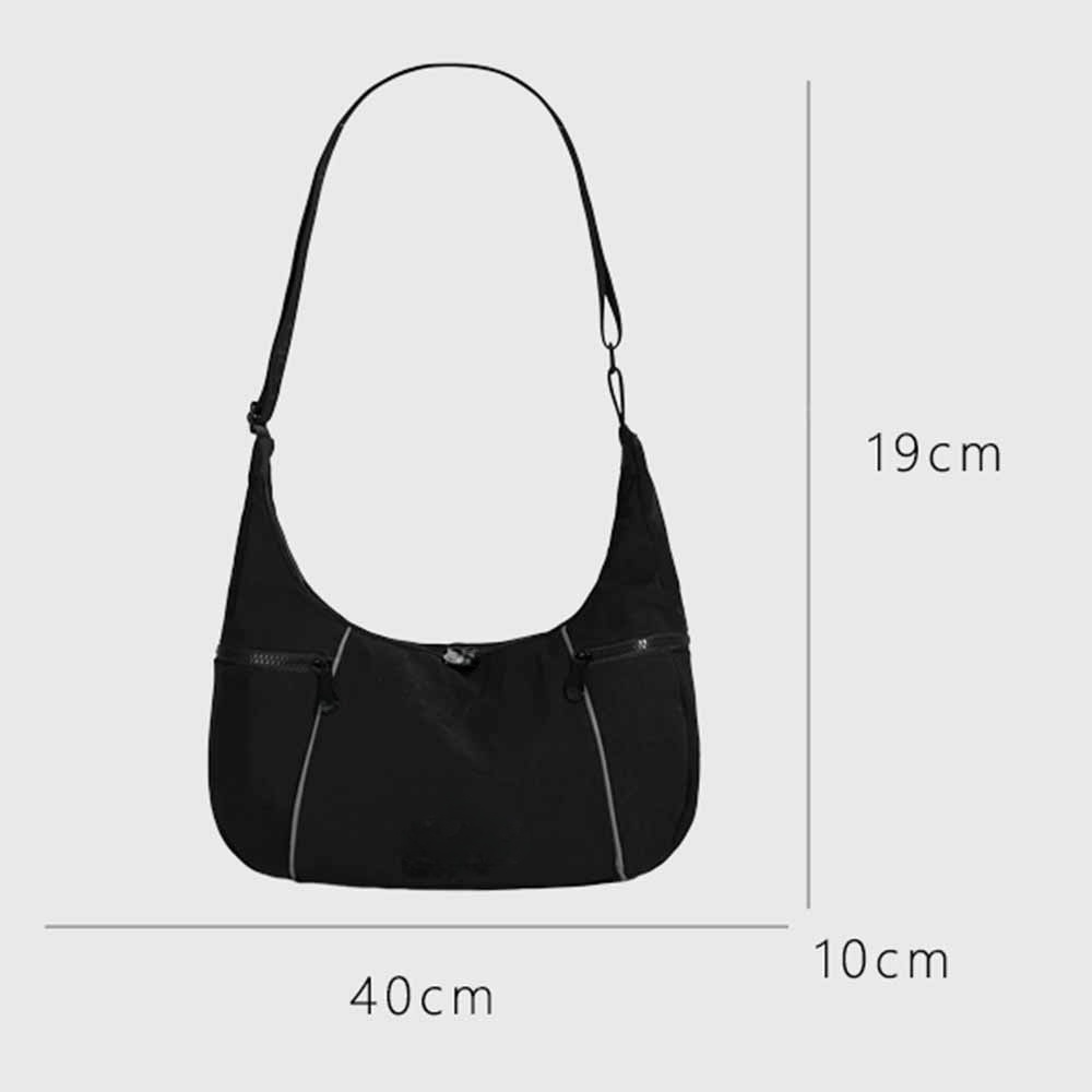 #159 Women's new leisure fashion zipper sports crossbody bag