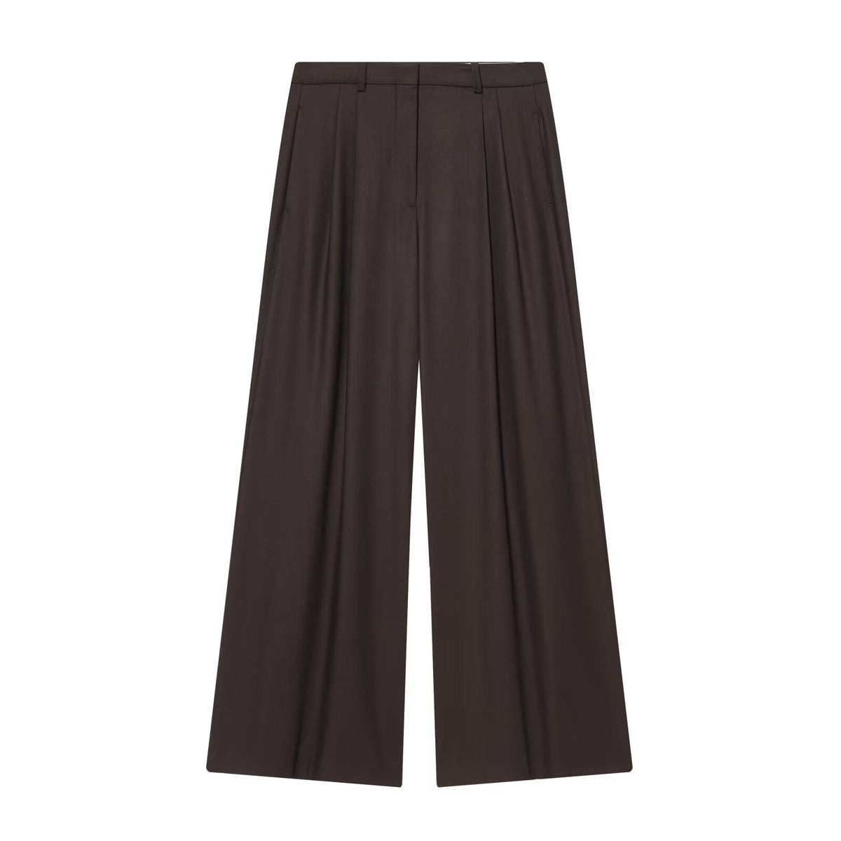 Women's loose pleated casual wide leg pants